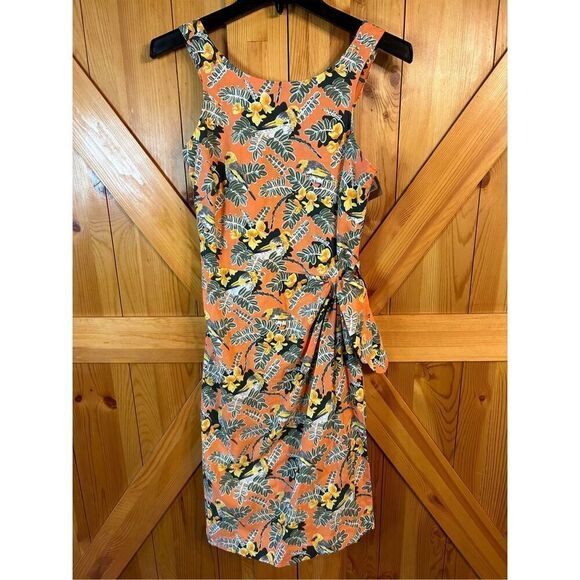 Patagonia Womens Size 0 Pataloha Tropical Dress Peach Sherbet Orange Aloha nwt ( - Picture 1 of 12